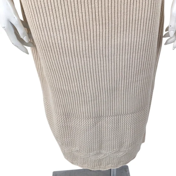 House of Harlow 1960 Sweater Set Crop Top Pencil Skirt NEW Womens Large Ivory - Picture 5 of 16